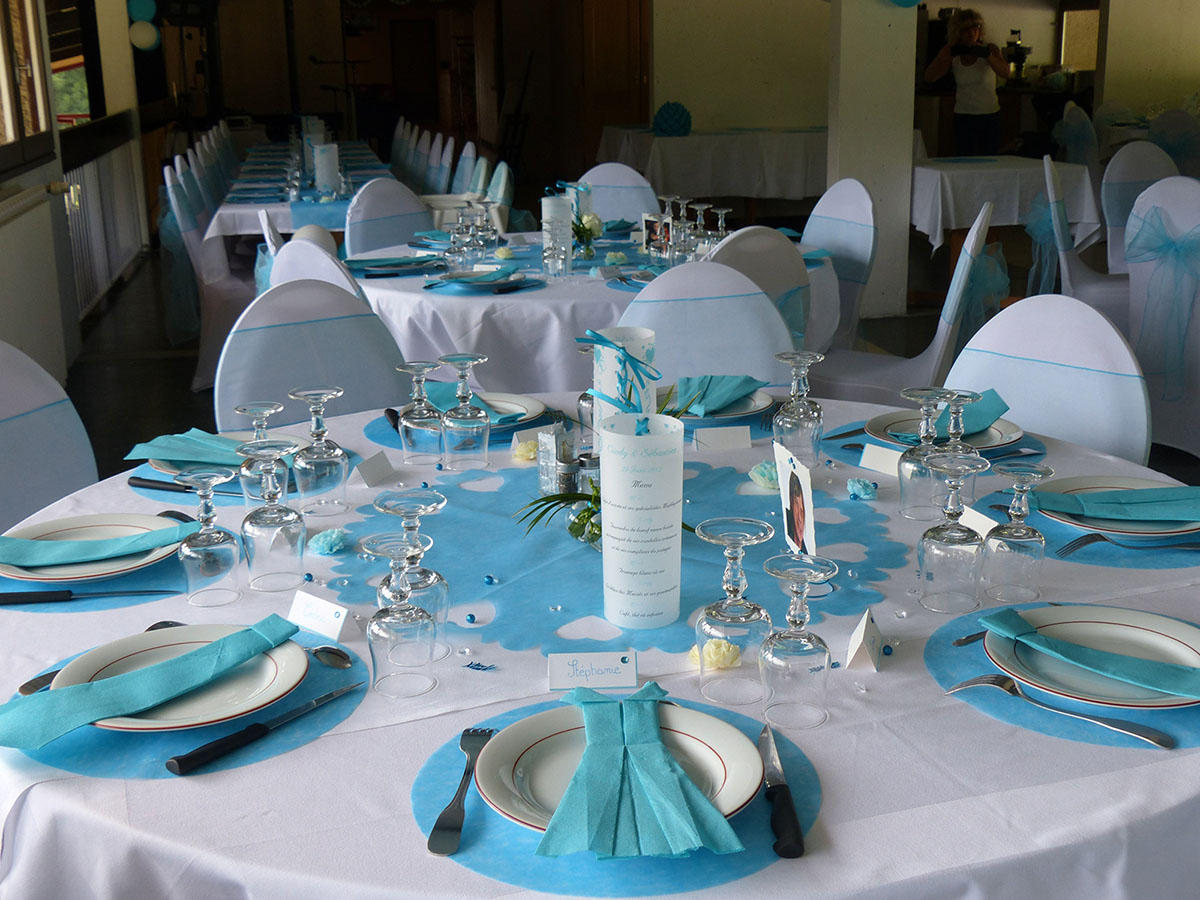 Décoration de mariage des Aveilles en Isère.